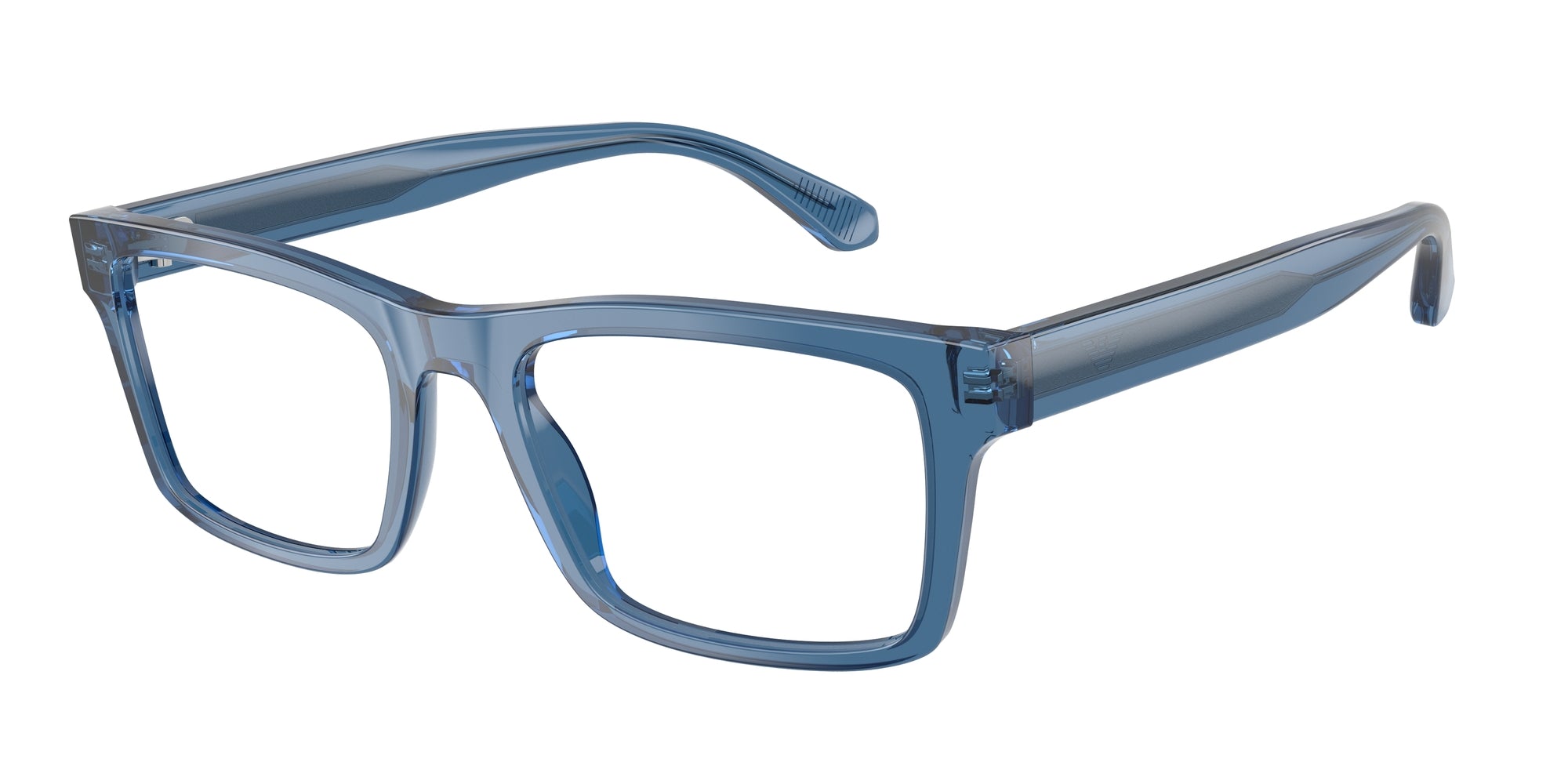 Emporio Armani Uomo Emporio Armani EA3254 6247 Montature da vista Acetato Blu Squadrata Normale Emporio Armani Uomo Emporio Armani EA3254 6247 Montature da vista Acetato Blu Squadrata Normale
