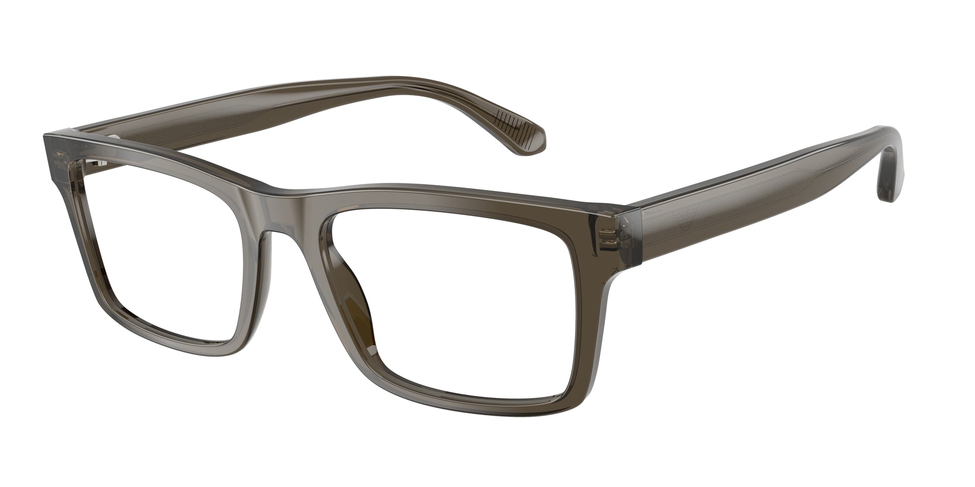 Emporio Armani Uomo Emporio Armani EA3254 6249 Montature da vista Acetato Grigio Squadrata Normale