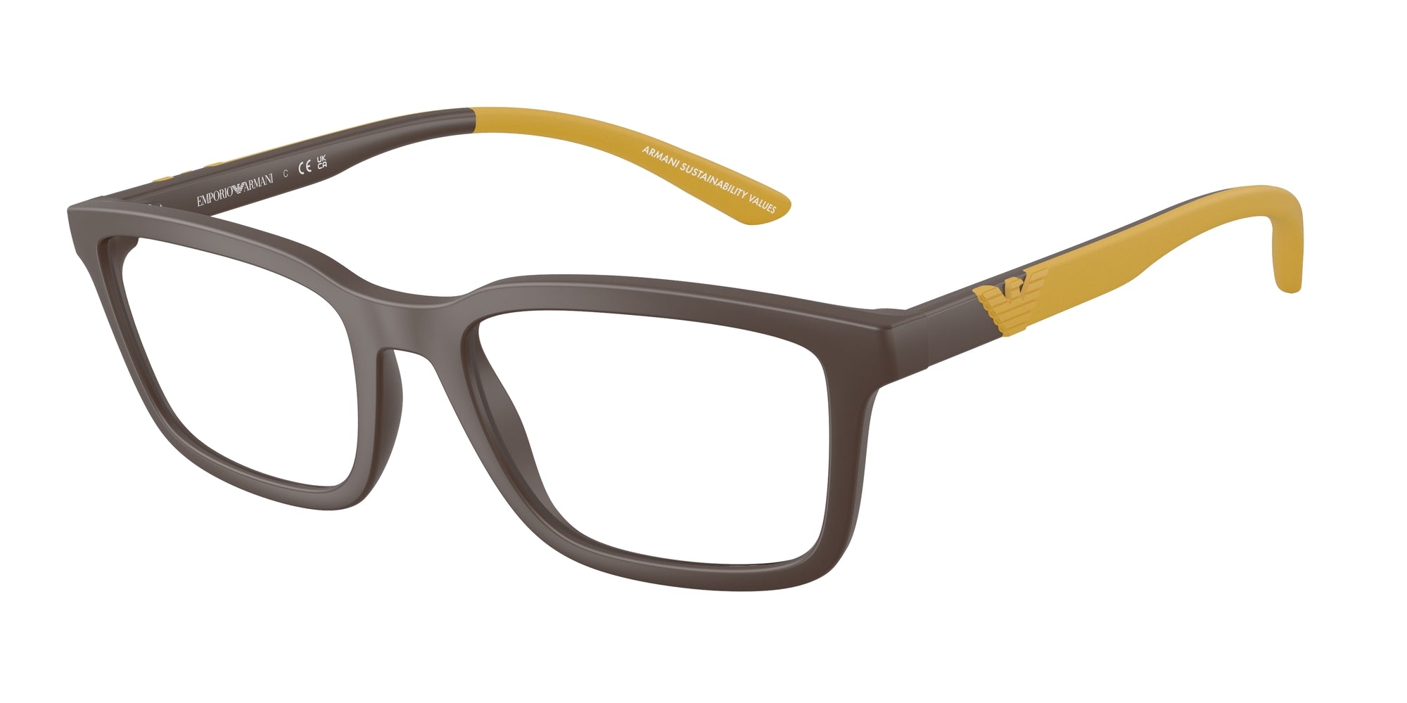 Emporio Armani Uomo Emporio Armani EA3259 6258 Montature da vista Iniettato Marrone Squadrata Normale Emporio Armani Uomo Emporio Armani EA3259 6258 Montature da vista Iniettato Marrone Squadrata Normale