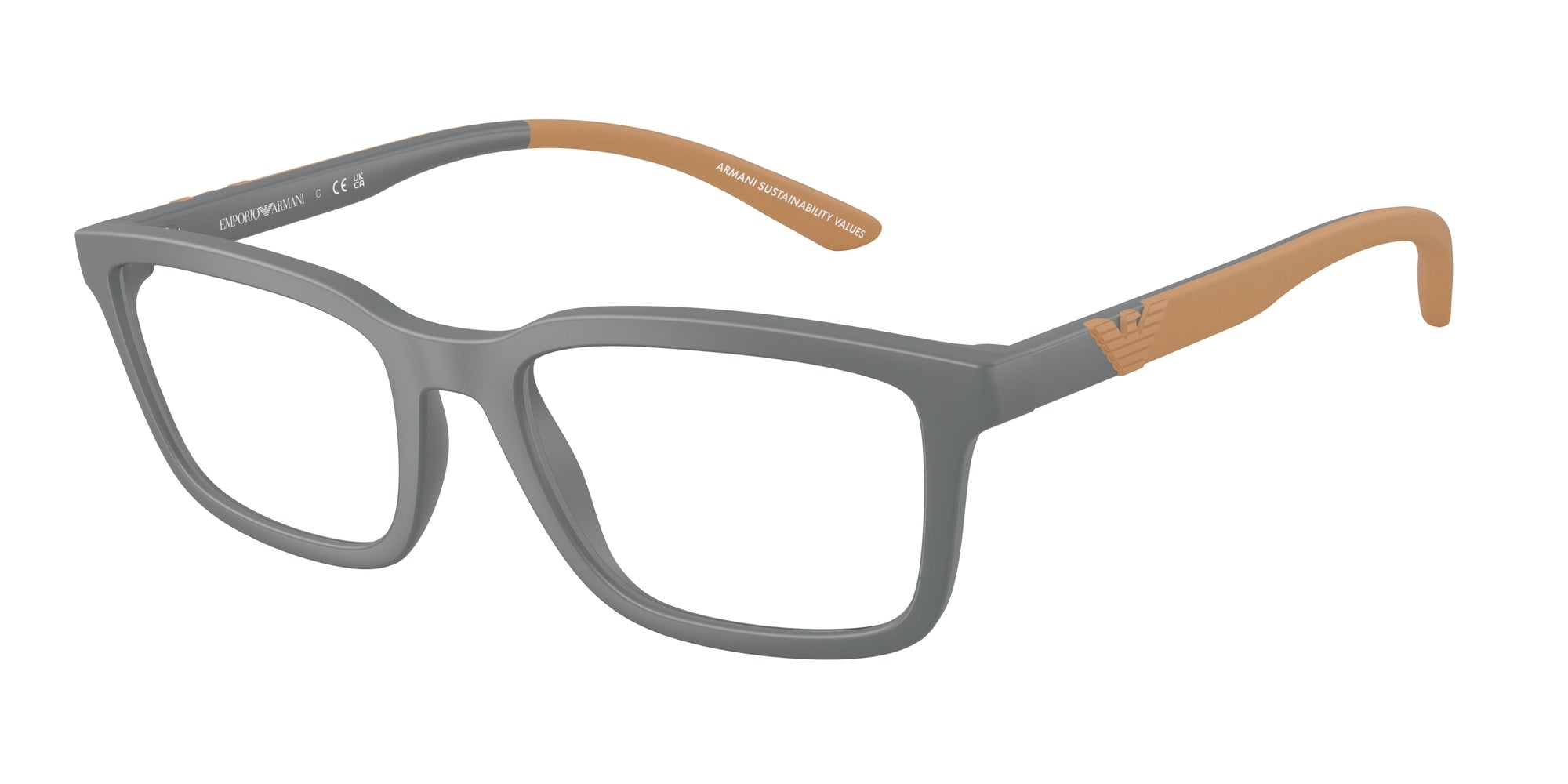 Emporio Armani Uomo Emporio Armani EA3259 6261 Montature da vista Iniettato Grigio Squadrata Normale Emporio Armani Uomo Emporio Armani EA3259 6261 Montature da vista Iniettato Grigio Squadrata Normale