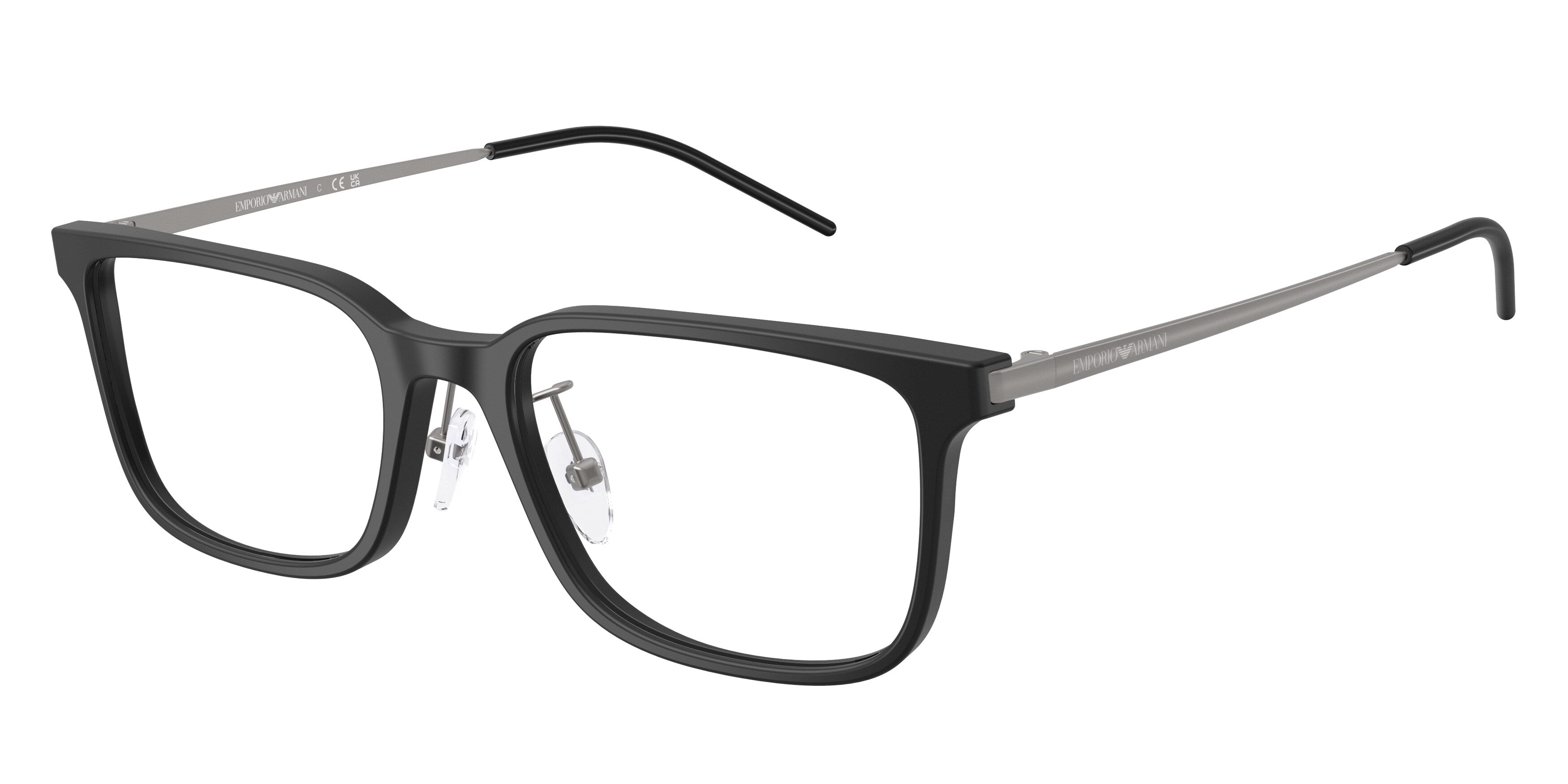 Emporio Armani Uomo Emporio Armani EA3275D 5001 Montature da vista Acetato Nero Squadrata Normale Emporio Armani Uomo Emporio Armani EA3275D 5001 Montature da vista Acetato Nero Squadrata Normale