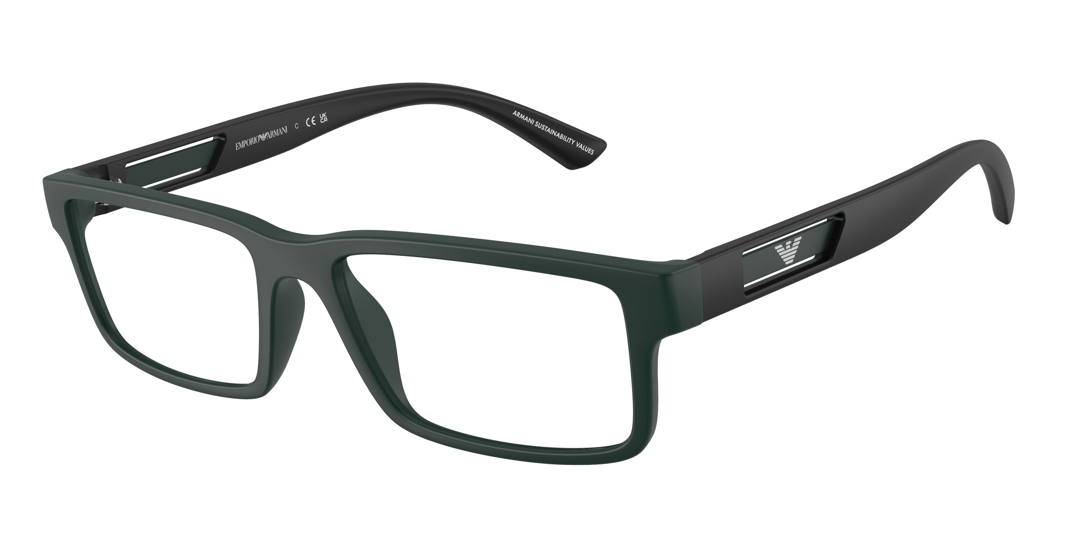 Emporio Armani Uomo Emporio Armani EA3278 6370 Montature da vista Iniettato Blu Trasparente Squadrata Normale Emporio Armani Uomo Emporio Armani EA3278 6370 Montature da vista Iniettato Blu Trasparente Squadrata Normale