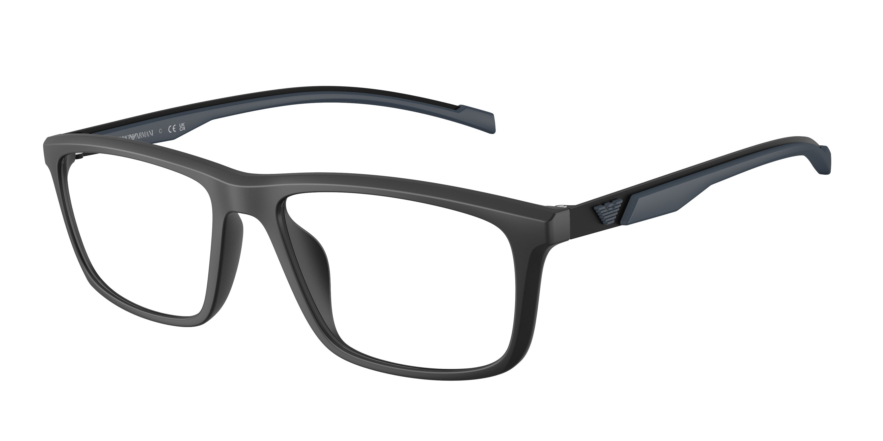 Emporio Armani Uomo Emporio Armani EA3286U 5001 Montature da vista Iniettato Nero Trasparente Squadrata Normale Emporio Armani Uomo Emporio Armani EA3286U 5001 Montature da vista Iniettato Nero Trasparente Squadrata Normale
