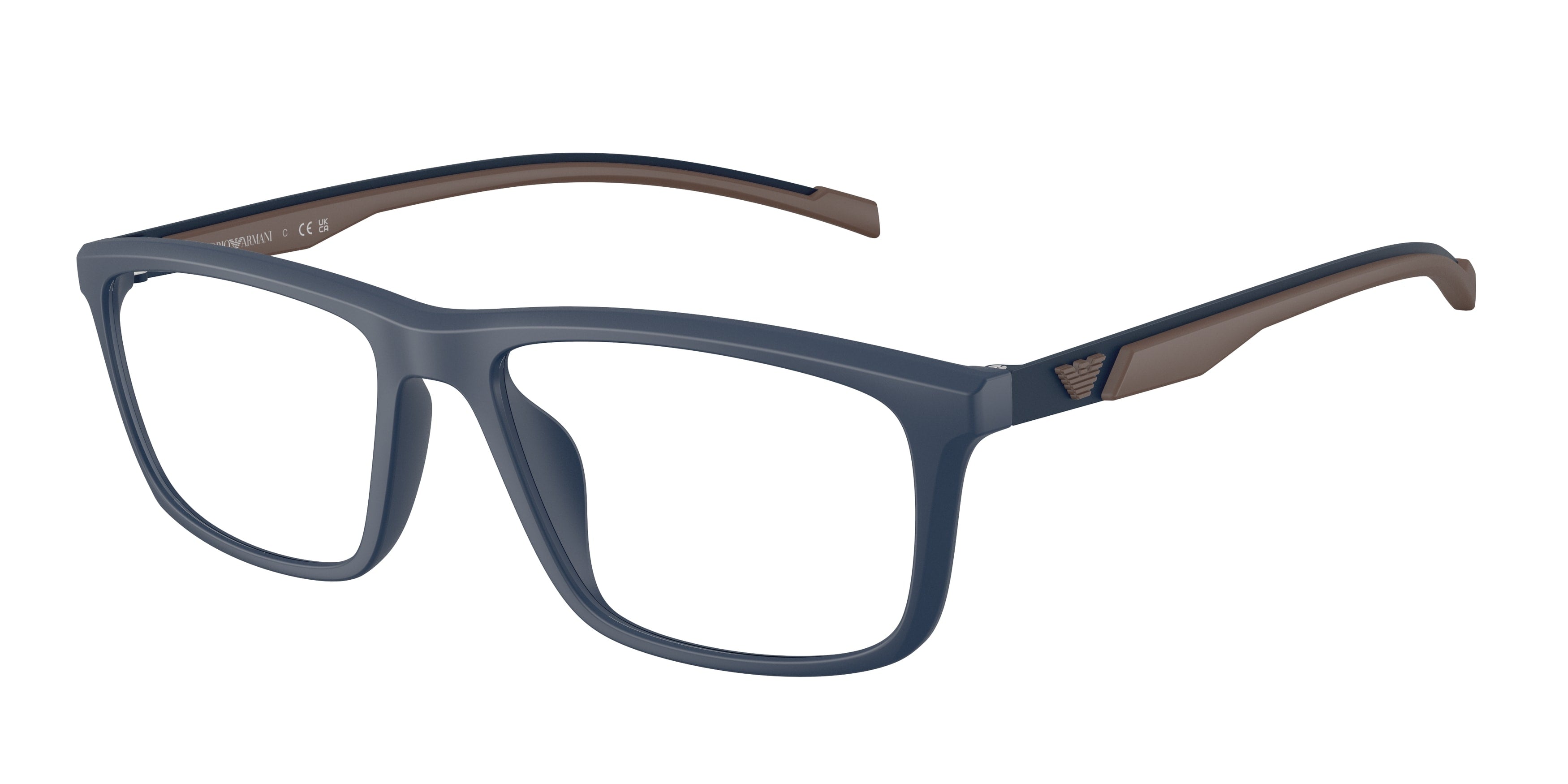 Emporio Armani Uomo Emporio Armani EA3286U 6185 Montature da vista Iniettato Blu Trasparente Squadrata Normale Emporio Armani Uomo Emporio Armani EA3286U 6185 Montature da vista Iniettato Blu Trasparente Squadrata Normale
