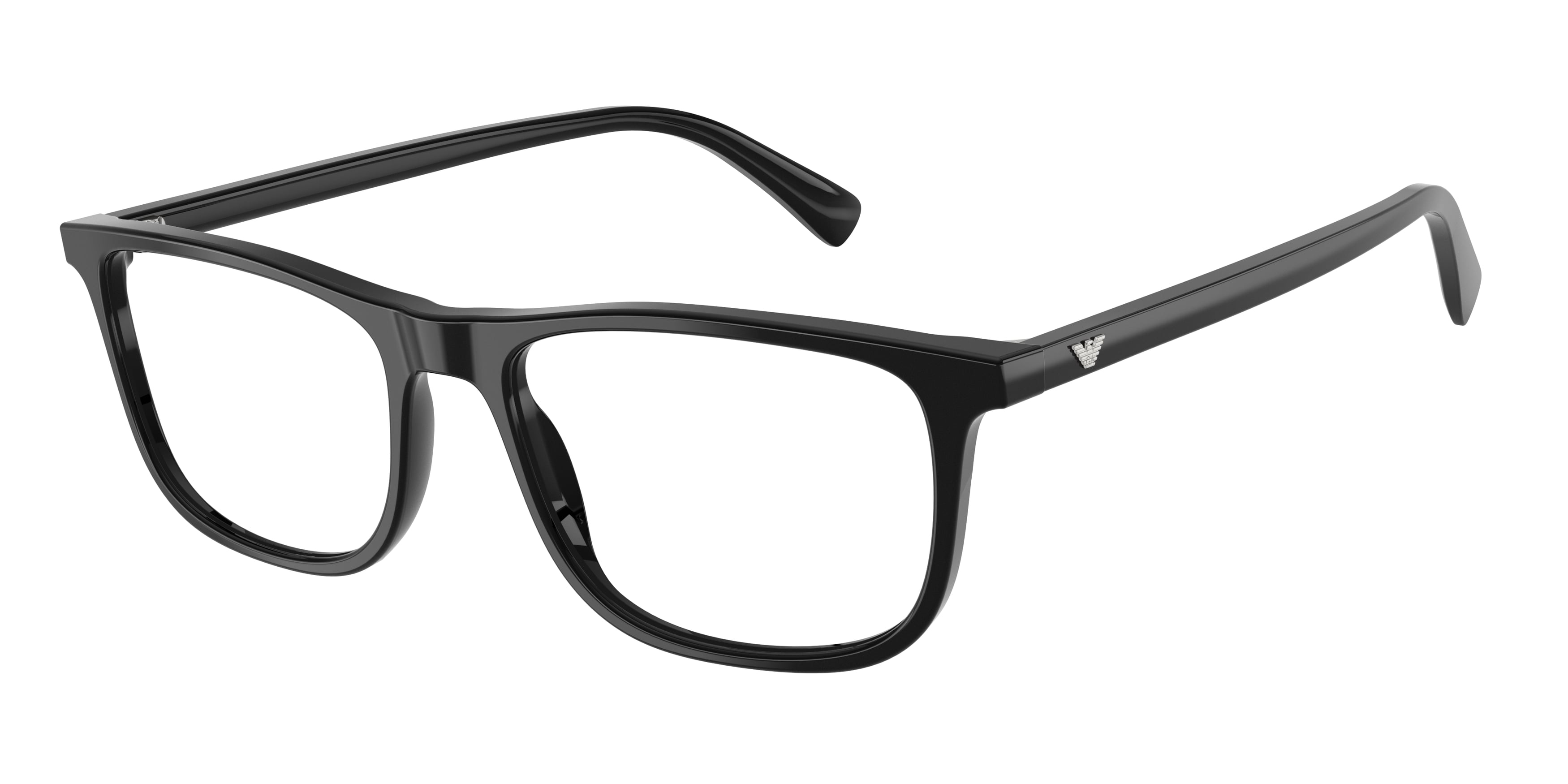 Emporio Armani Uomo Emporio Armani EA3287 5017 Montature da vista Acetato Nero Trasparente Pillow Normale Emporio Armani Uomo Emporio Armani EA3287 5017 Montature da vista Acetato Nero Trasparente Pillow Normale