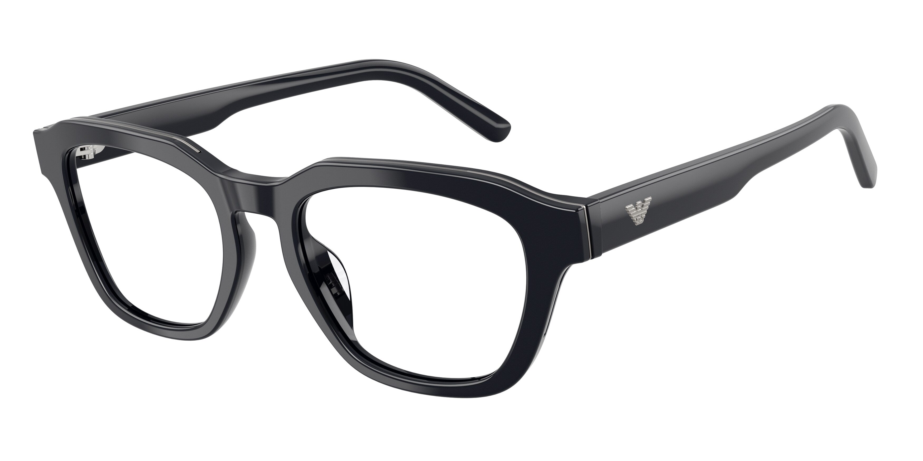 Emporio Armani Uomo Emporio Armani EA3291U 6457 Montature da vista Acetato Blu Trasparente Geometrica Normale Emporio Armani Uomo Emporio Armani EA3291U 6457 Montature da vista Acetato Blu Trasparente Geometrica Normale