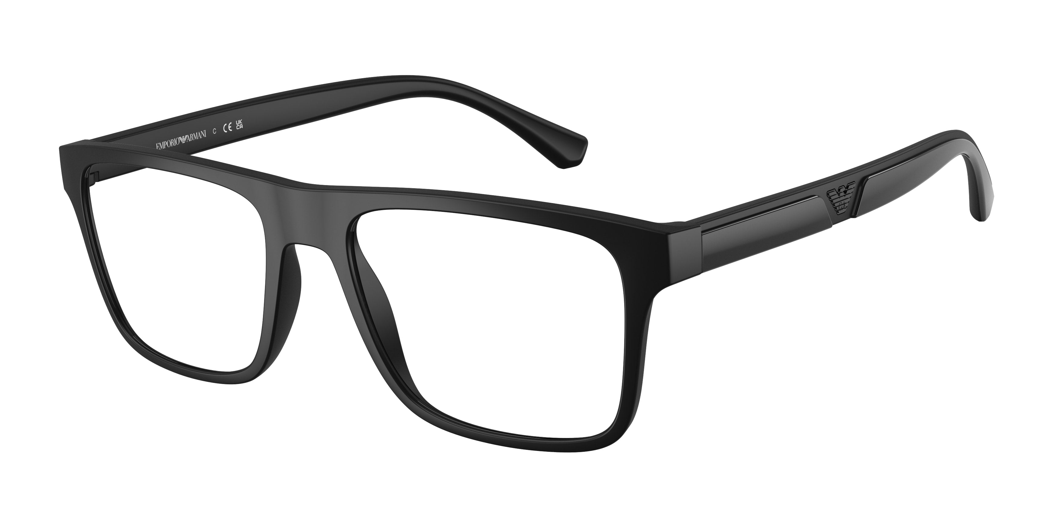 Emporio Armani Uomo Emporio Armani EA4115V 5801 Montature da vista Iniettato Nero Trasparente Squadrata Normale Emporio Armani Uomo Emporio Armani EA4115V 5801 Montature da vista Iniettato Nero Trasparente Squadrata Normale