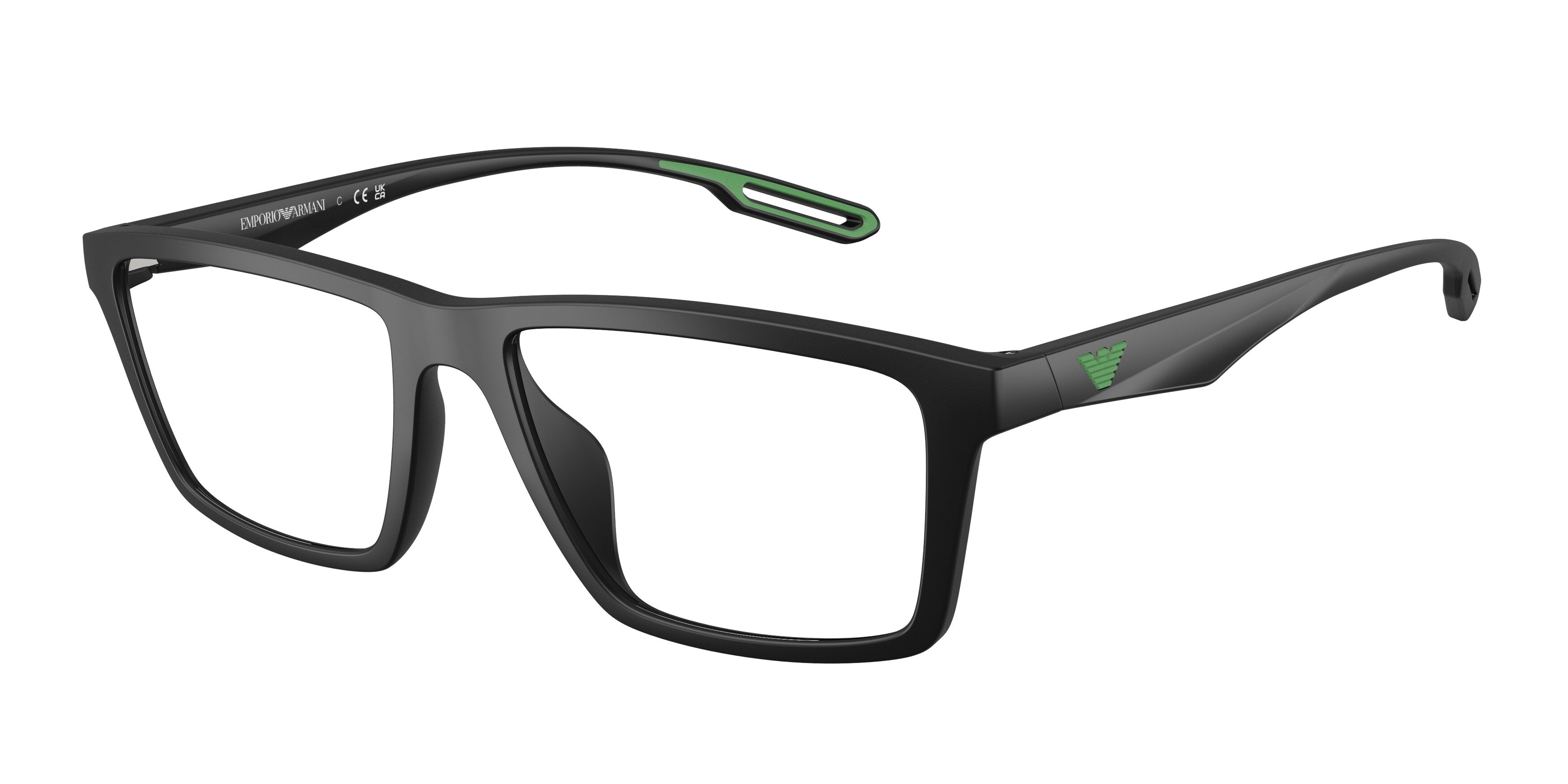 Emporio Armani Uomo Emporio Armani EA4189V 5001 Montature da vista Iniettato Nero Trasparente Squadrata Normale Emporio Armani Uomo Emporio Armani EA4189V 5001 Montature da vista Iniettato Nero Trasparente Squadrata Normale