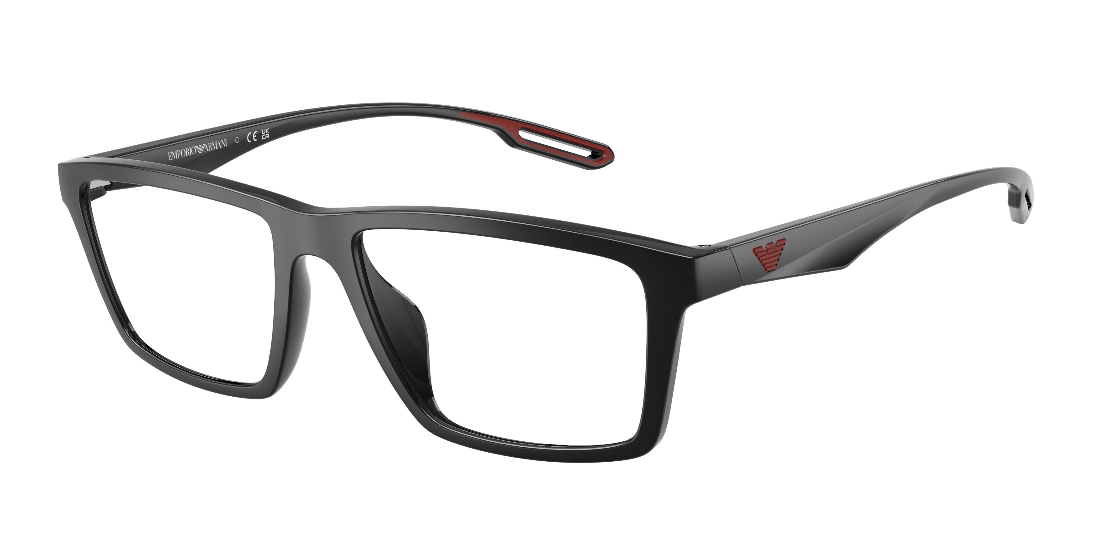 Emporio Armani Uomo Emporio Armani EA4189V 5017 Montature da vista Iniettato Nero Trasparente Squadrata Normale Emporio Armani Uomo Emporio Armani EA4189V 5017 Montature da vista Iniettato Nero Trasparente Squadrata Normale