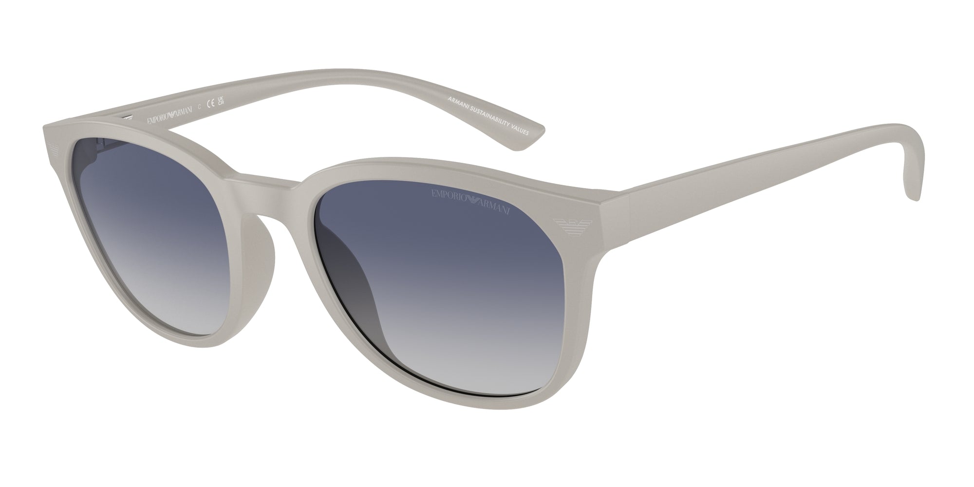 Emporio Armani Uomo Emporio Armani EA4225U 610087 Occhiali da sole Iniettato Grigio Grigio Pantos Normale Sfumato Emporio Armani Uomo Emporio Armani EA4225U 610087 Occhiali da sole Iniettato Grigio Grigio Pantos Normale Sfumato