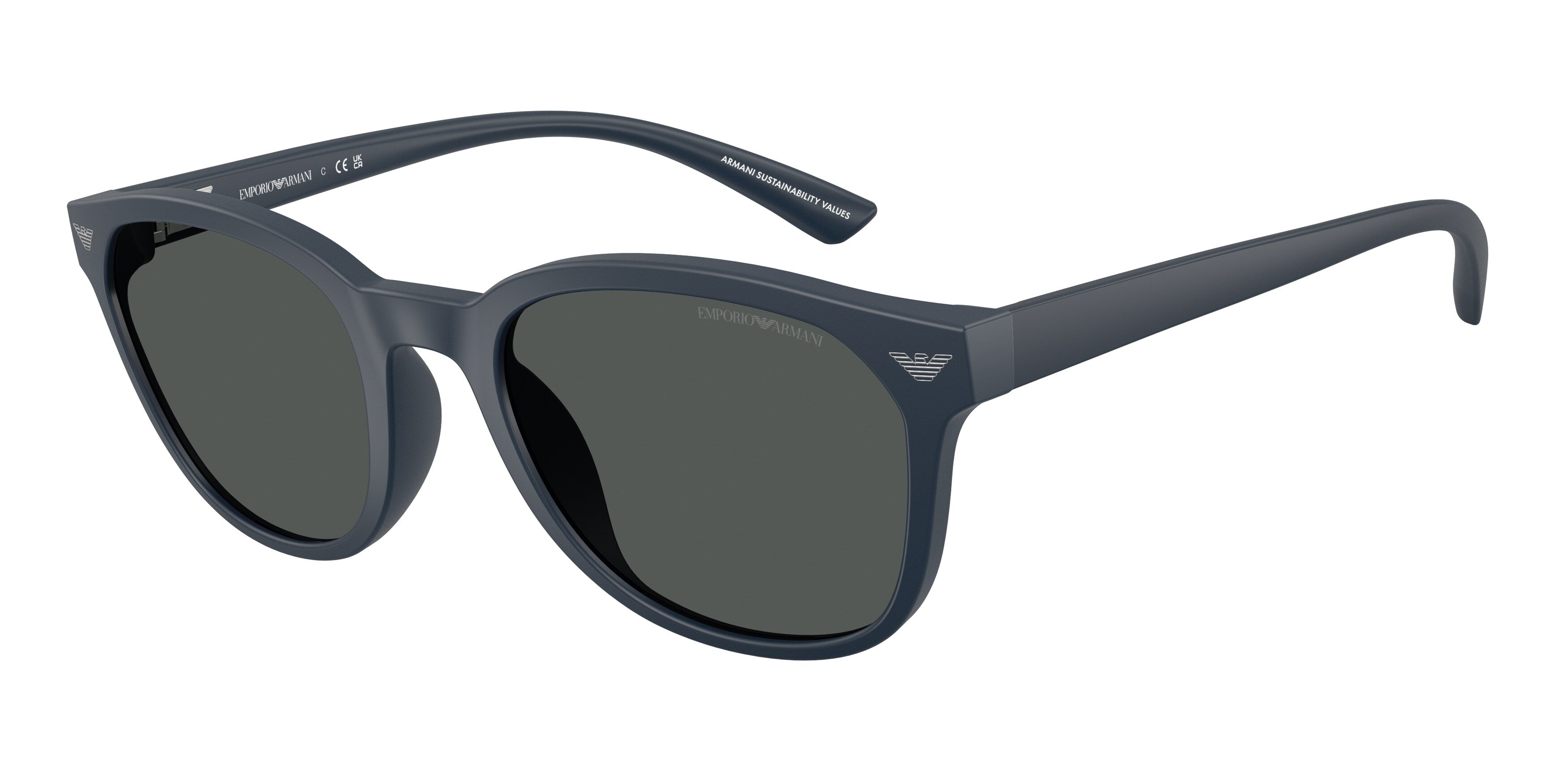 Emporio Armani Uomo Emporio Armani EA4225U 618587 Occhiali da sole Iniettato Blu Grigio Pantos Normale Emporio Armani Uomo Emporio Armani EA4225U 618587 Occhiali da sole Iniettato Blu Grigio Pantos Normale