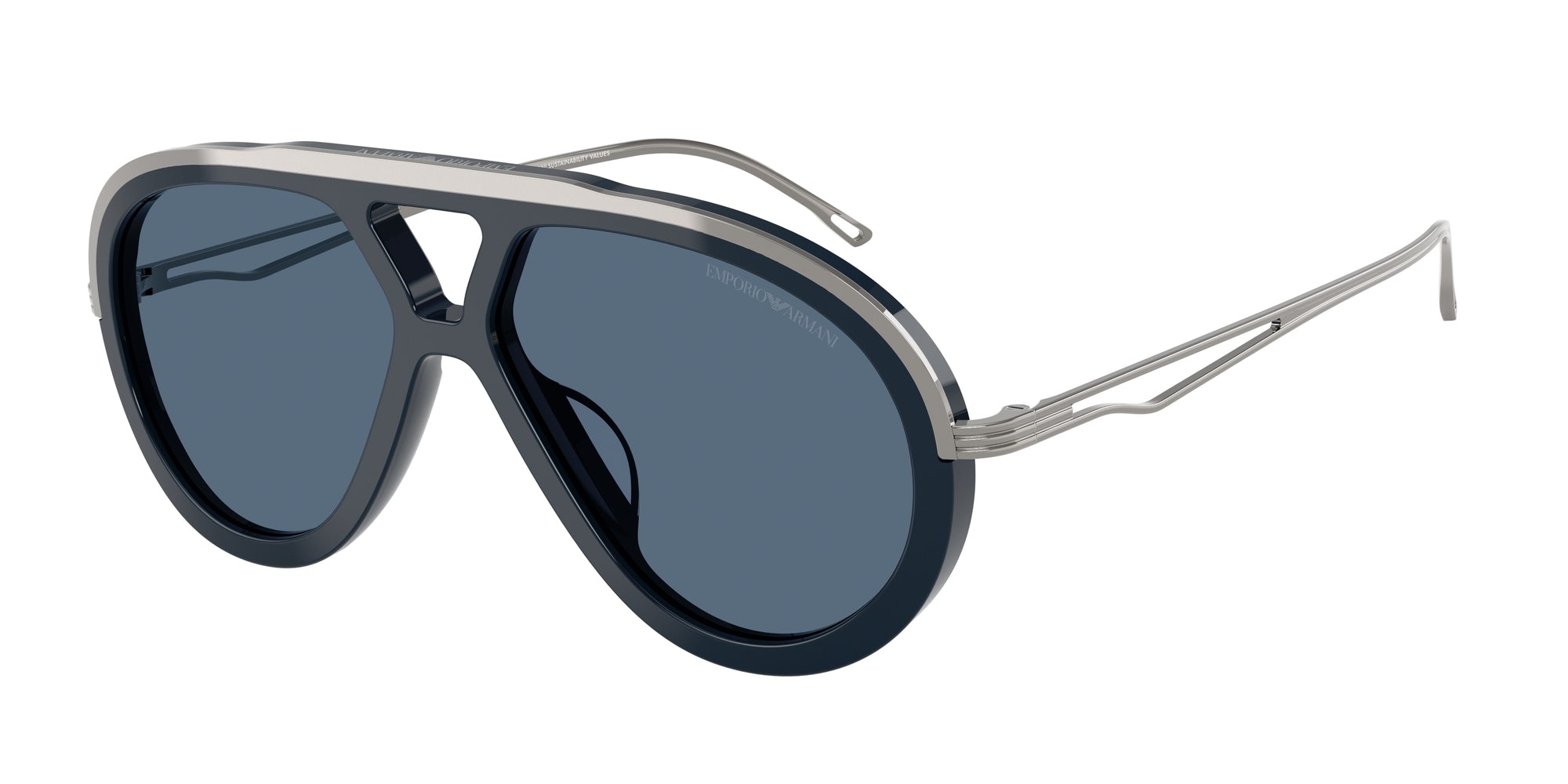 Emporio Armani Uomo Emporio Armani EA4242U 621380 Occhiali da sole Acetato Blu Blu Pilot Normale Emporio Armani Uomo Emporio Armani EA4242U 621380 Occhiali da sole Acetato Blu Blu Pilot Normale