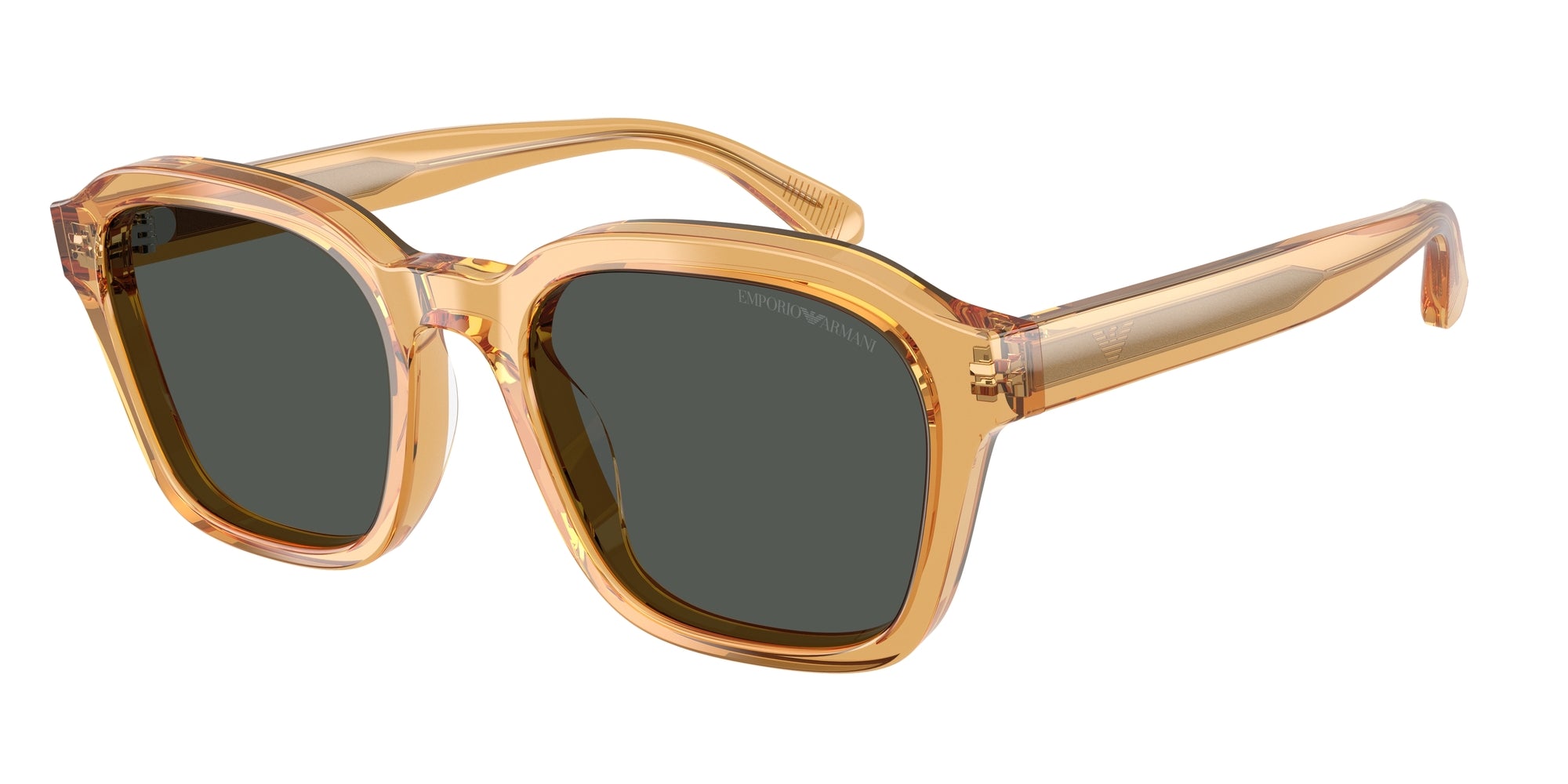 Emporio Armani Uomo Emporio Armani EA4245U 624687 Occhiali da sole Acetato Giallo Grigio Geometrica Normale Emporio Armani Uomo Emporio Armani EA4245U 624687 Occhiali da sole Acetato Giallo Grigio Geometrica Normale