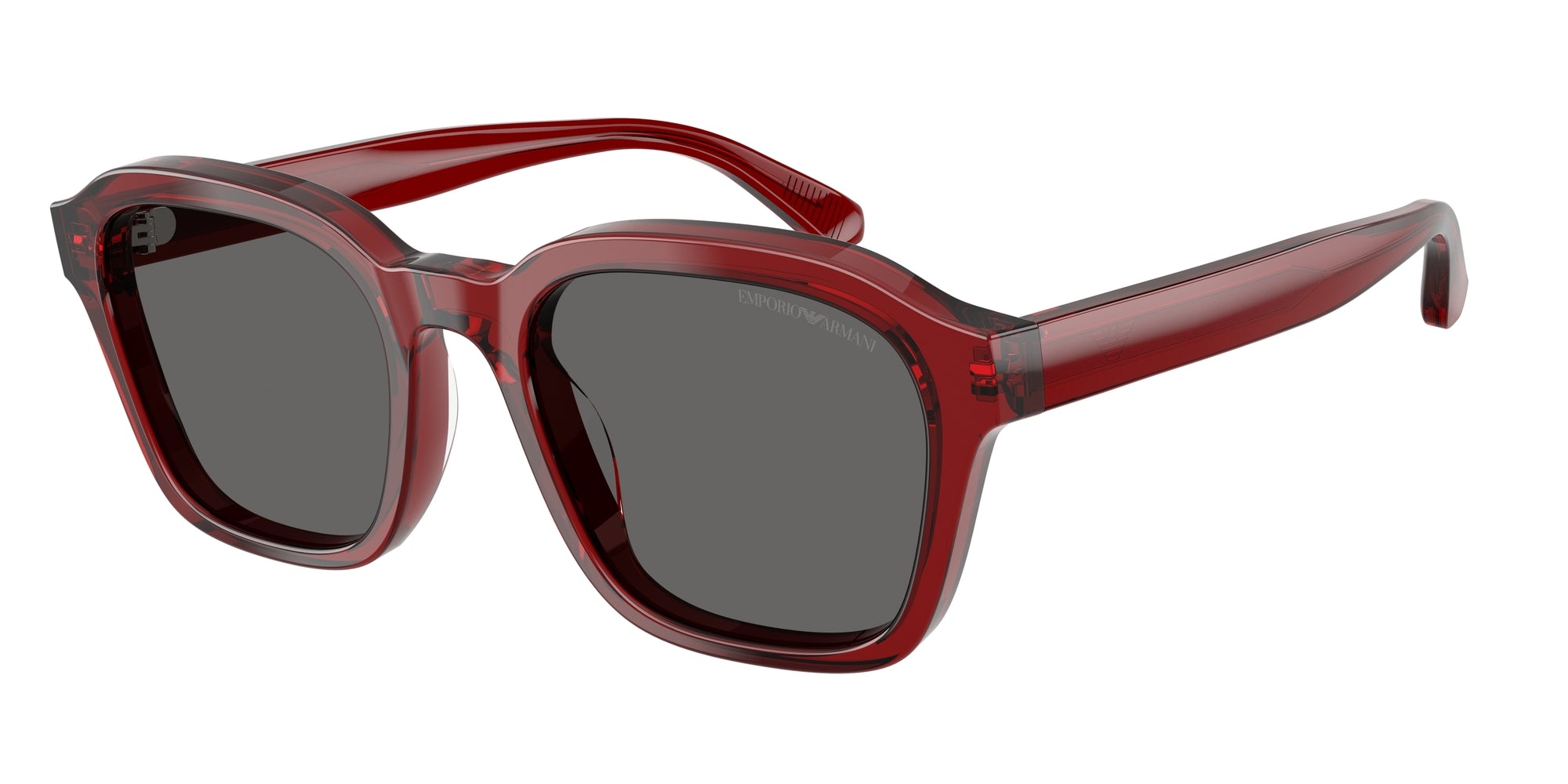 Emporio Armani Uomo Emporio Armani EA4245U 624887 Occhiali da sole Acetato Rosso Grigio Geometrica Normale Emporio Armani Uomo Emporio Armani EA4245U 624887 Occhiali da sole Acetato Rosso Grigio Geometrica Normale