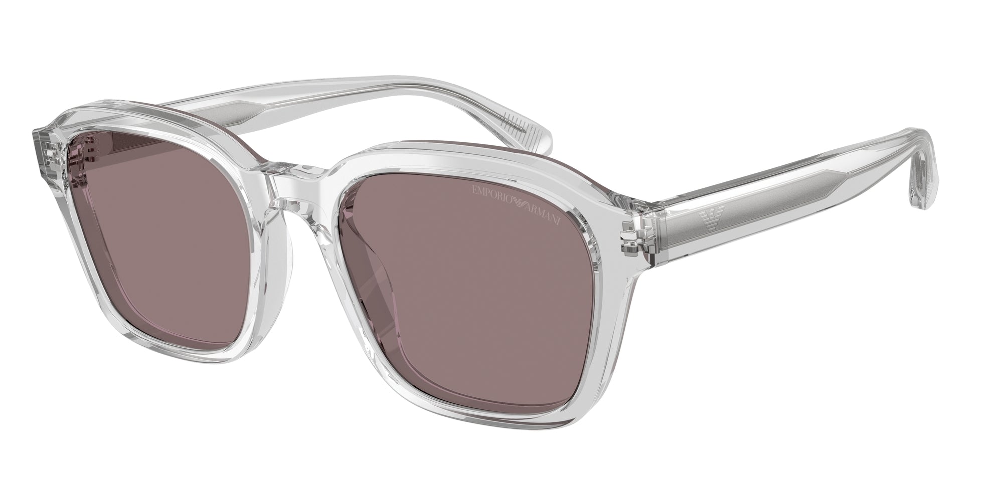 Emporio Armani Uomo Emporio Armani EA4245U 62507N Occhiali da sole Acetato Trasparente Marrone Geometrica Normale Emporio Armani Uomo Emporio Armani EA4245U 62507N Occhiali da sole Acetato Trasparente Marrone Geometrica Normale