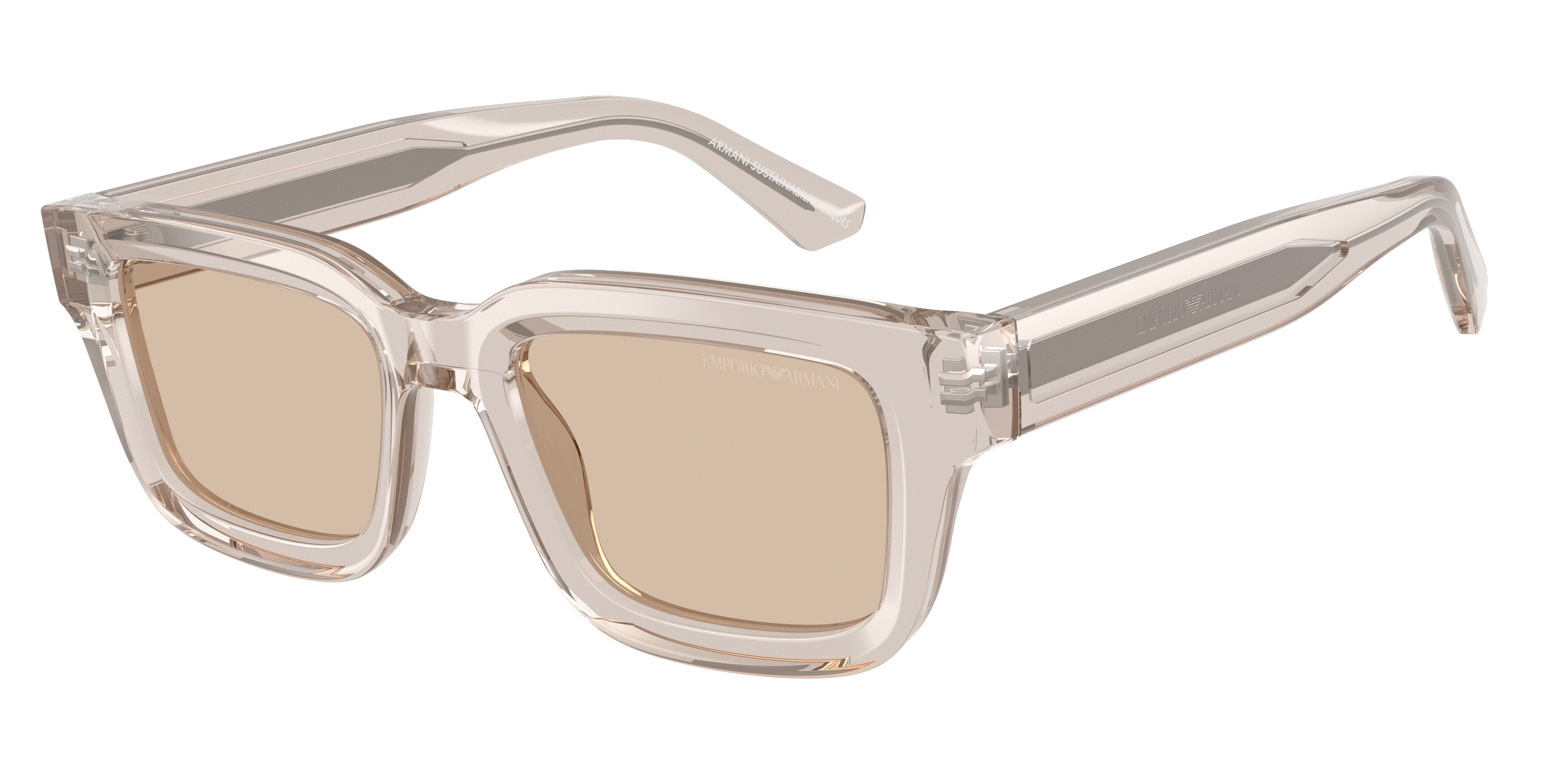 Emporio Armani Uomo Emporio Armani EA4270 636393 Occhiali da sole Acetato Marrone Marrone Geometrica Normale Emporio Armani Uomo Emporio Armani EA4270 636393 Occhiali da sole Acetato Marrone Marrone Geometrica Normale