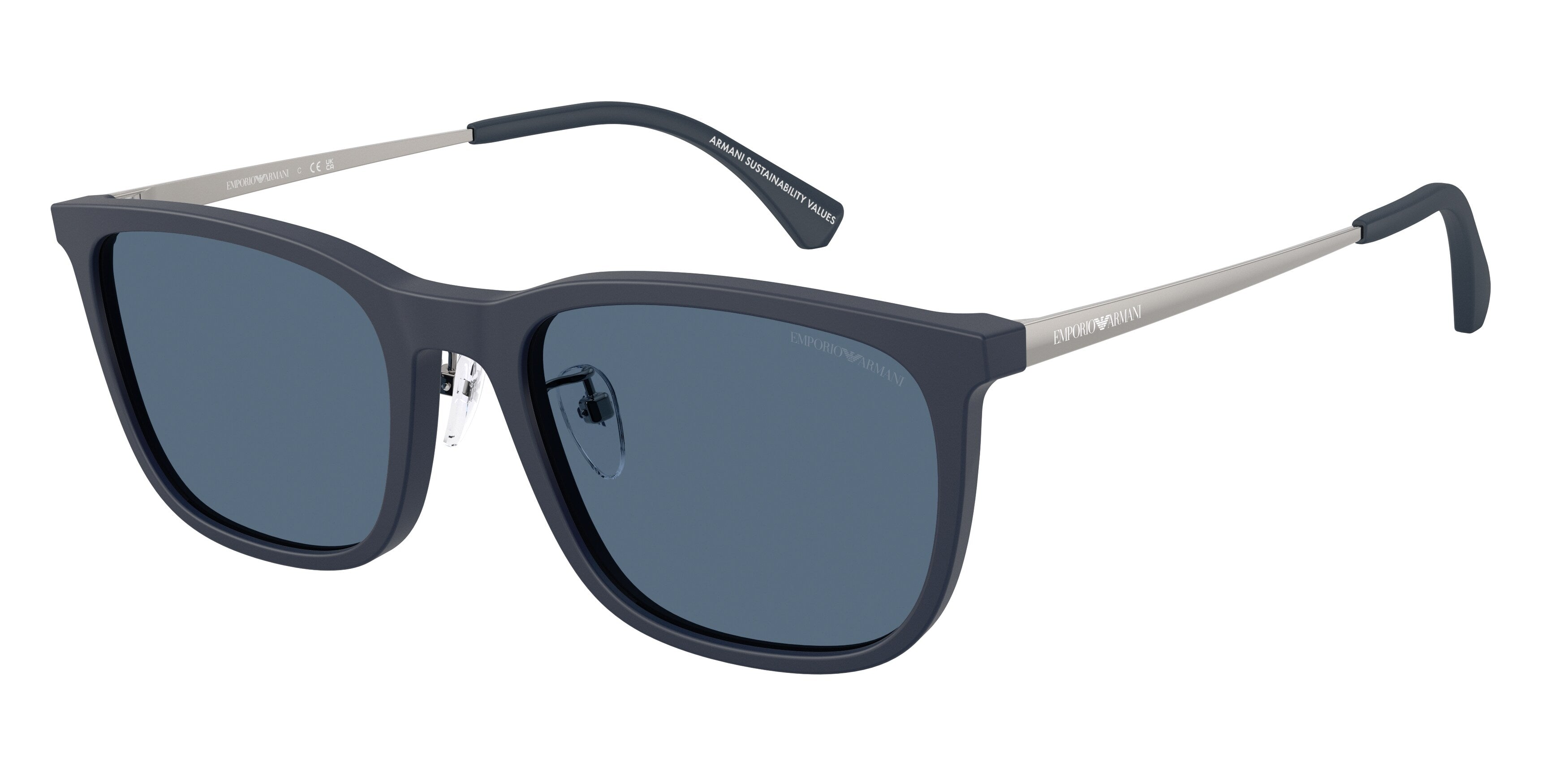 Emporio Armani Uomo Emporio Armani EA4275D 508880 Occhiali da sole Acetato Blu Blu Squadrata Normale Emporio Armani Uomo Emporio Armani EA4275D 508880 Occhiali da sole Acetato Blu Blu Squadrata Normale