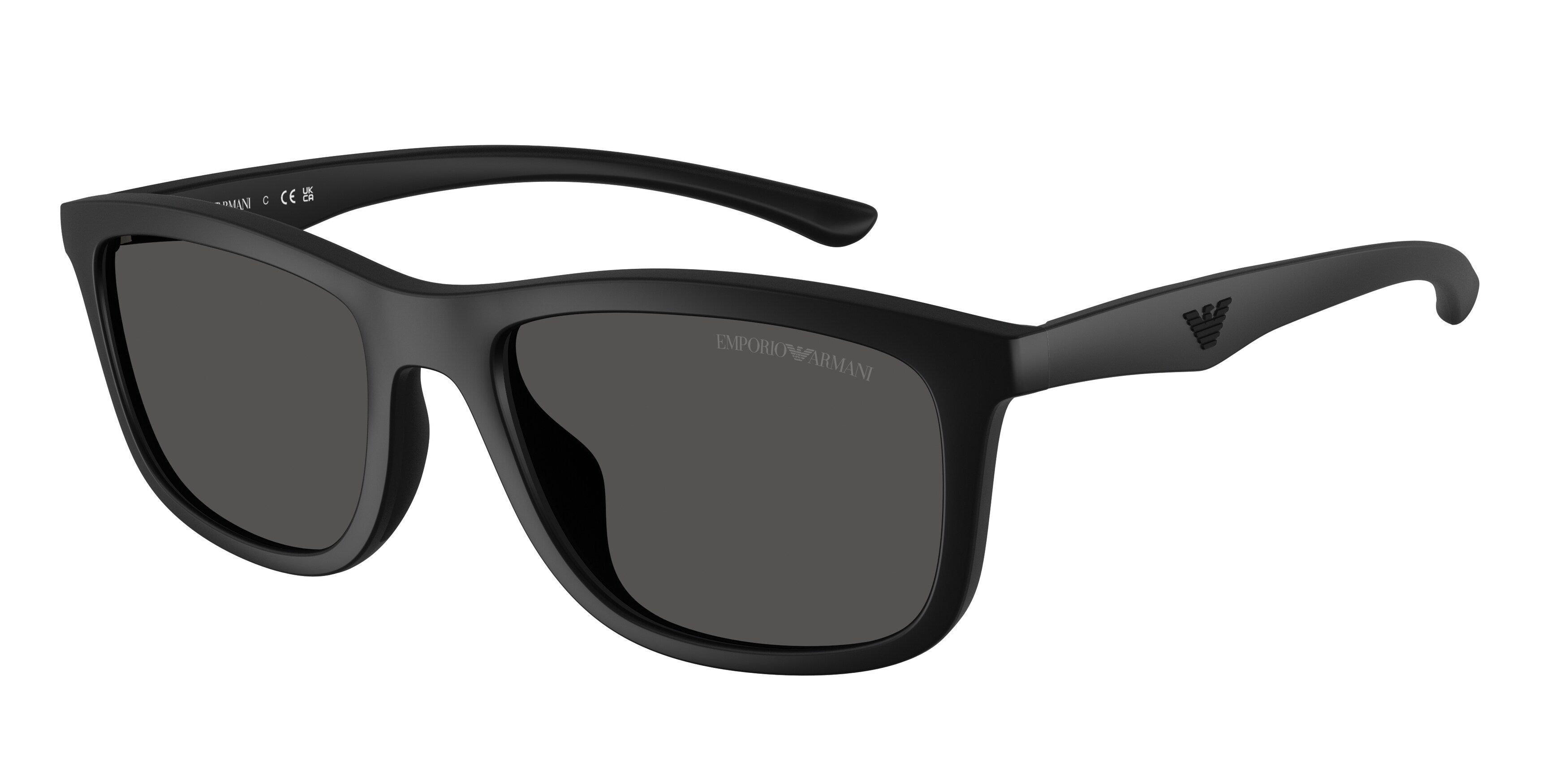 Emporio Armani Uomo Emporio Armani EA4277U 500187 Occhiali da sole Iniettato Nero Grigio Squadrata Normale Emporio Armani Uomo Emporio Armani EA4277U 500187 Occhiali da sole Iniettato Nero Grigio Squadrata Normale