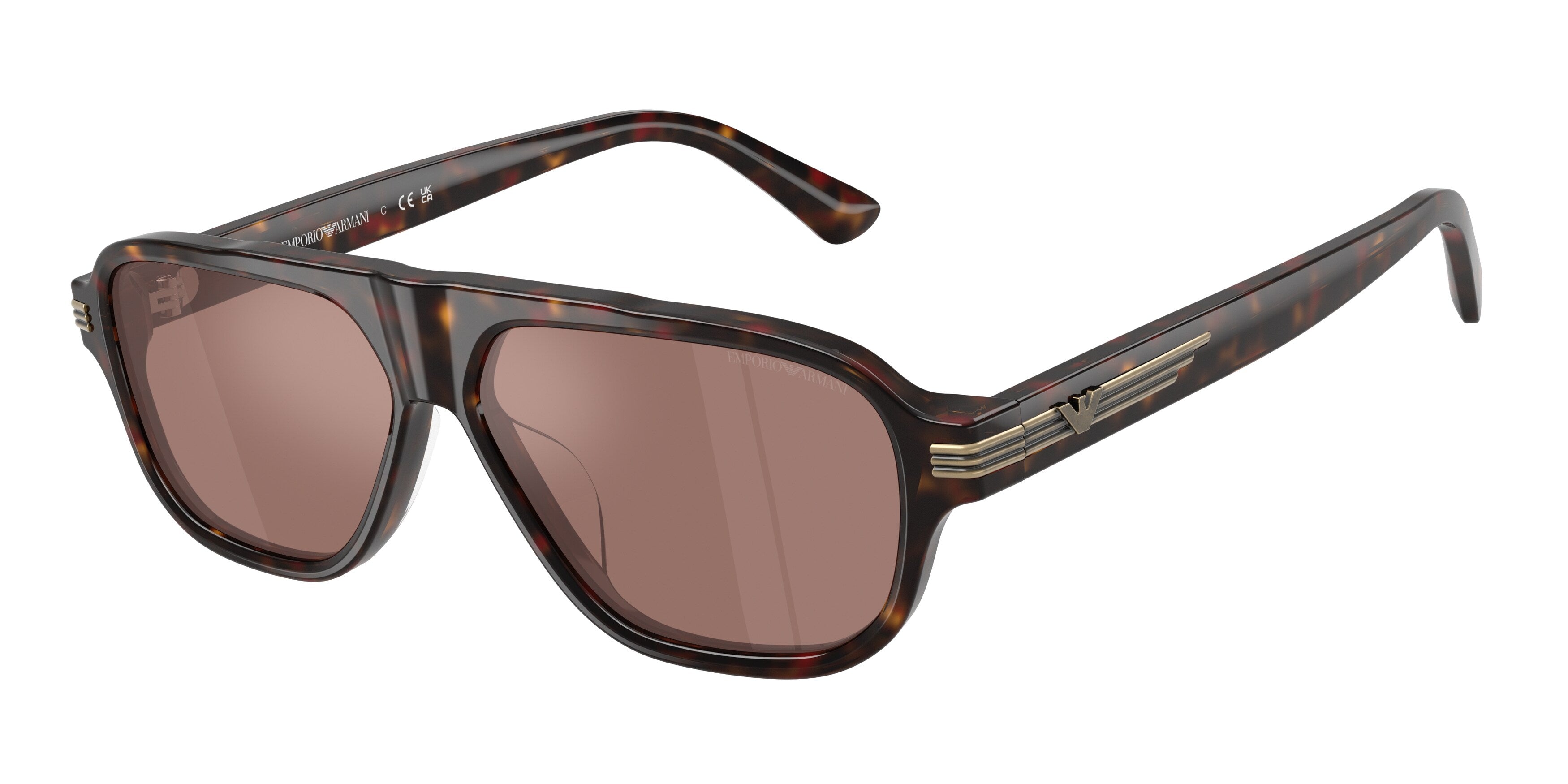 Emporio Armani Uomo Emporio Armani EA4285U 64596G Occhiali da sole Acetato Tartaruga Marrone Pilot Normale Emporio Armani Uomo Emporio Armani EA4285U 64596G Occhiali da sole Acetato Tartaruga Marrone Pilot Normale