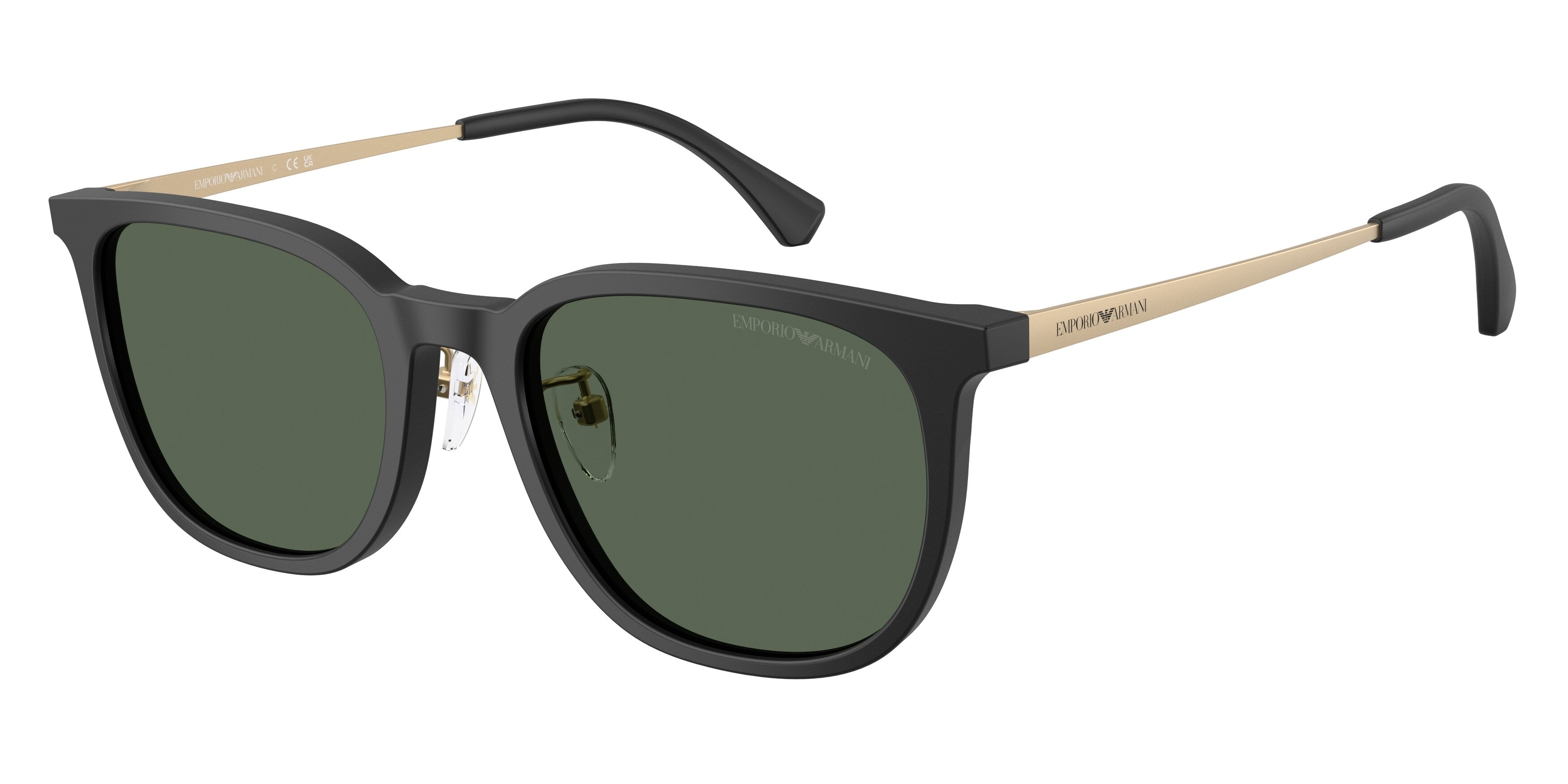 Emporio Armani Uomo Emporio Armani EA4286D 500171 Occhiali da sole Acetato Nero Verde Geometrica Normale Emporio Armani Uomo Emporio Armani EA4286D 500171 Occhiali da sole Acetato Nero Verde Geometrica Normale