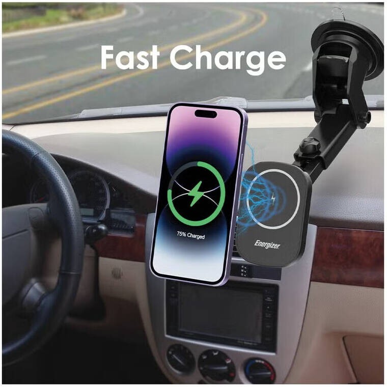 Energizer Charger Auto Wireless 15 W Rapido Ventosa
