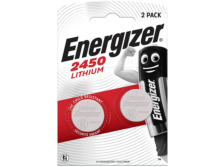Energizer - Lithium Cr2450 Bp2-nero
