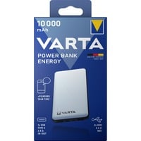 Energy 10000 Polimeri di litio (LiPo) 10000 mAh Nero, Bianco, Powerbank