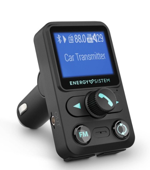 Energy Sistem Car FM Xtra 875 - 108 MHz Bluetooth/USB Nero