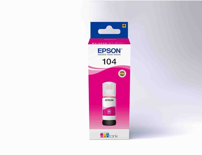 Epson - 104 Flacone Di Inchiostro Ecotank T00p3 Magenta-magenta Epson - 104 Flacone Di Inchiostro Ecotank T00p3 Magenta-magenta