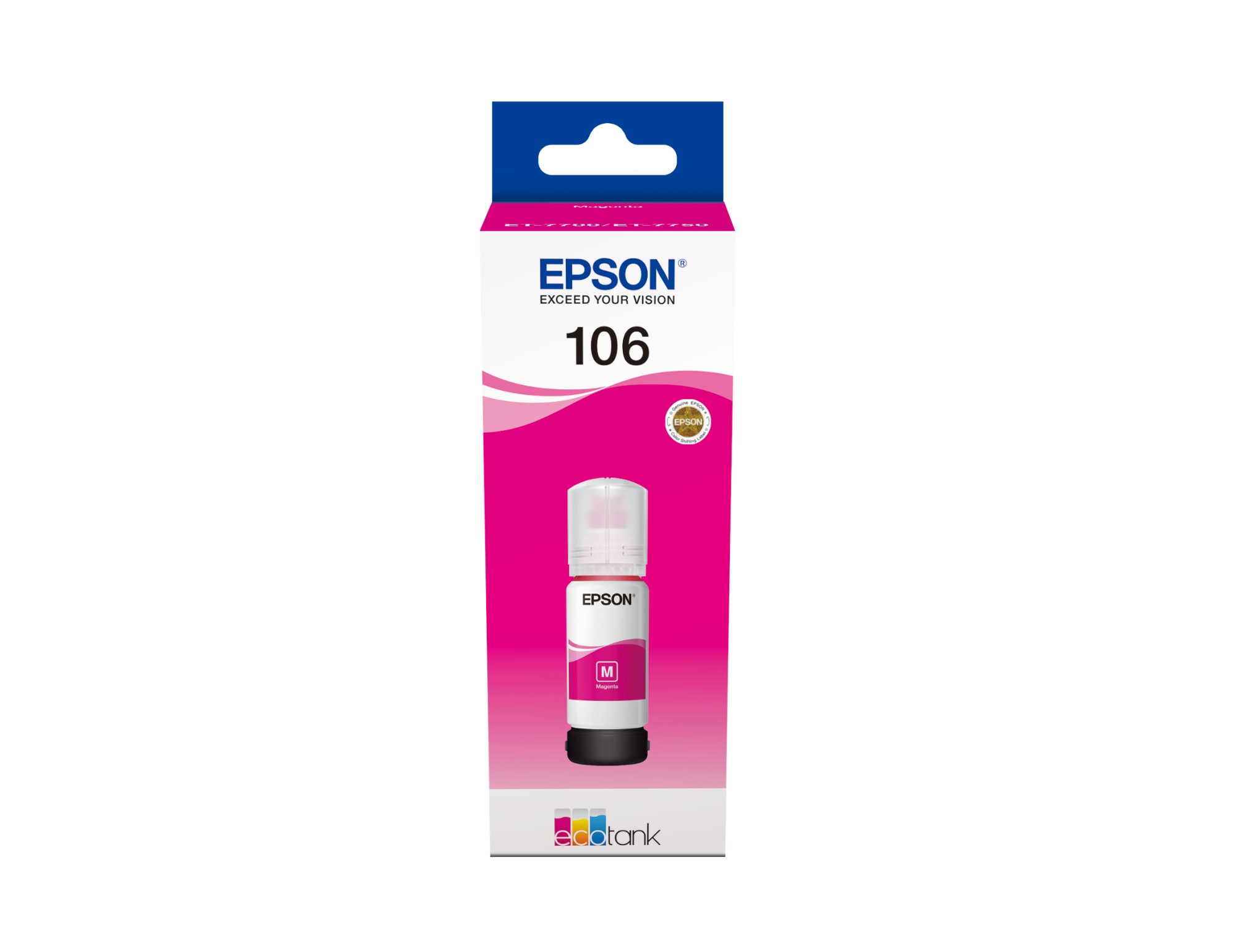 Epson - 106 Flacone Di Inchiostro Ecotank T00r3 Magenta-magenta