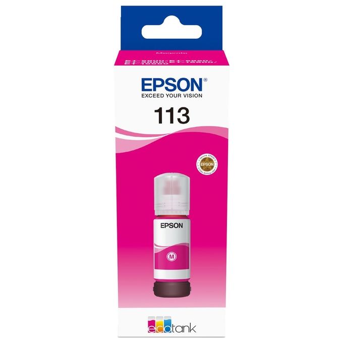 Epson - 113 Flacone Di Inchiostro Ecotank T06b3-magenta