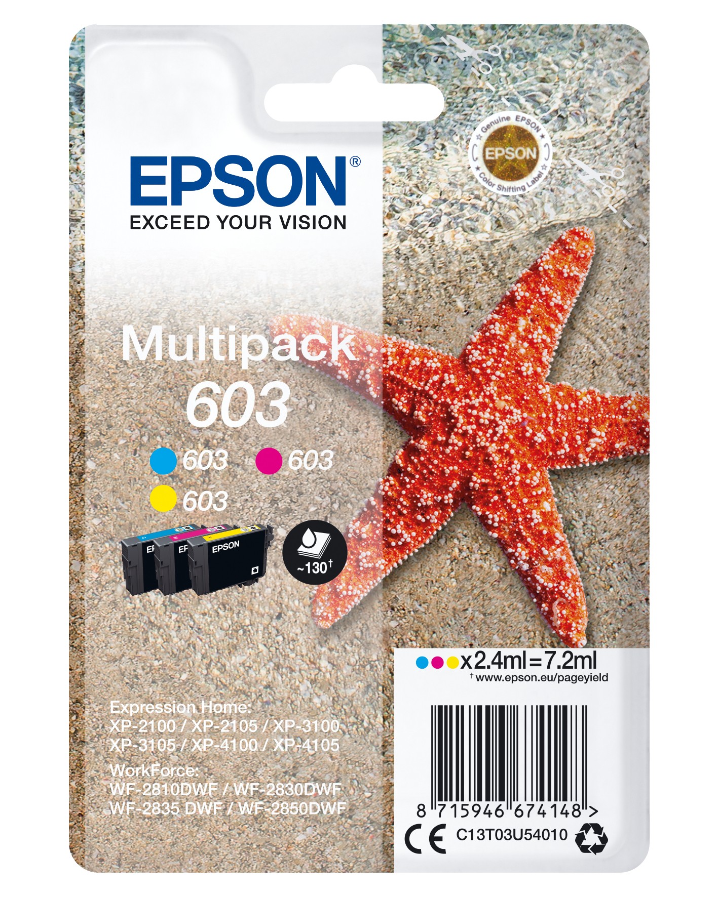 Epson - C13t03u54010-ciano, Magenta, Giallo