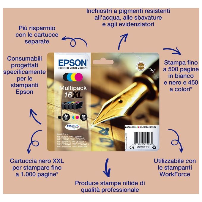 Epson - C13t16214022-nero