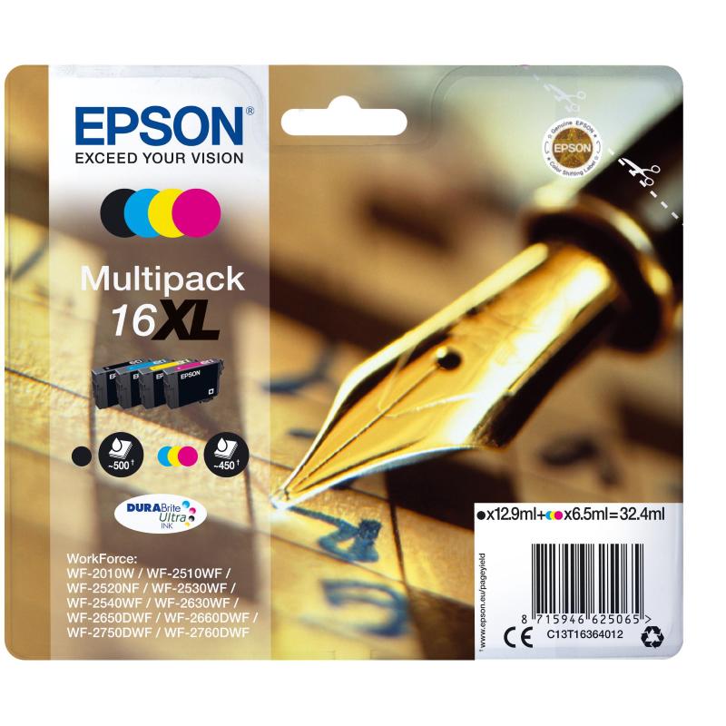 Epson - C13t16364022-multipack (b,c,m,y)