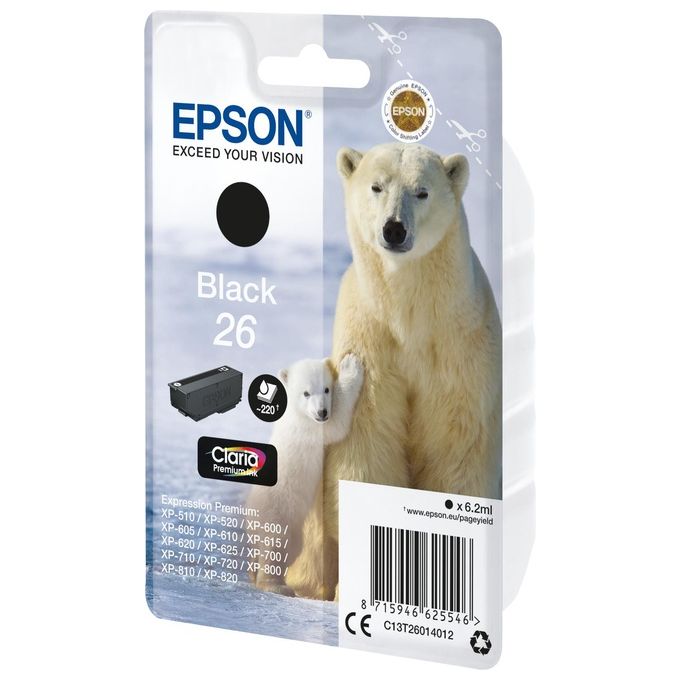 Epson - C13t26014022-nero