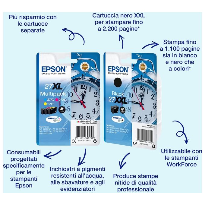 Epson - C13t27014022-nero