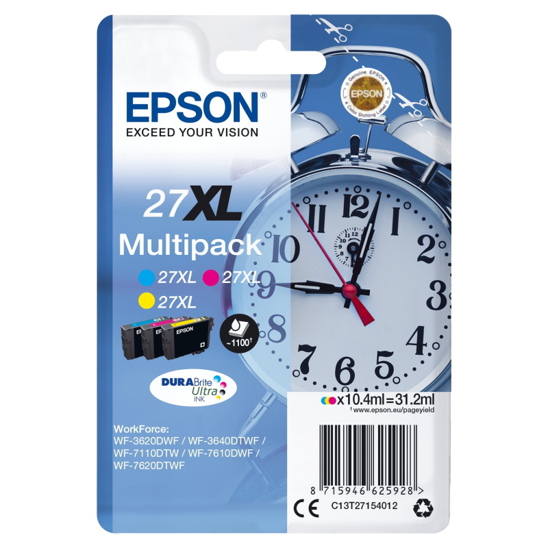 Epson - C13t27154022-multipack (c,g,m)