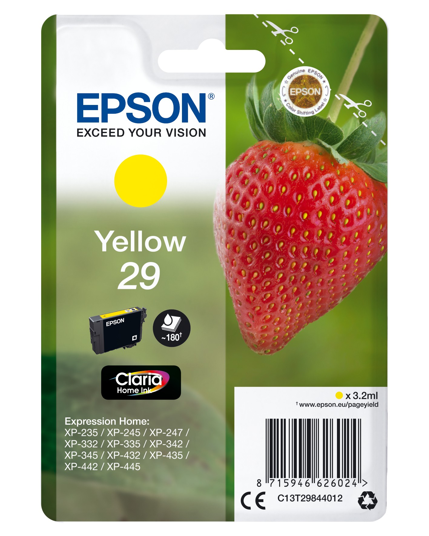 Epson - C13t29844012-giallo