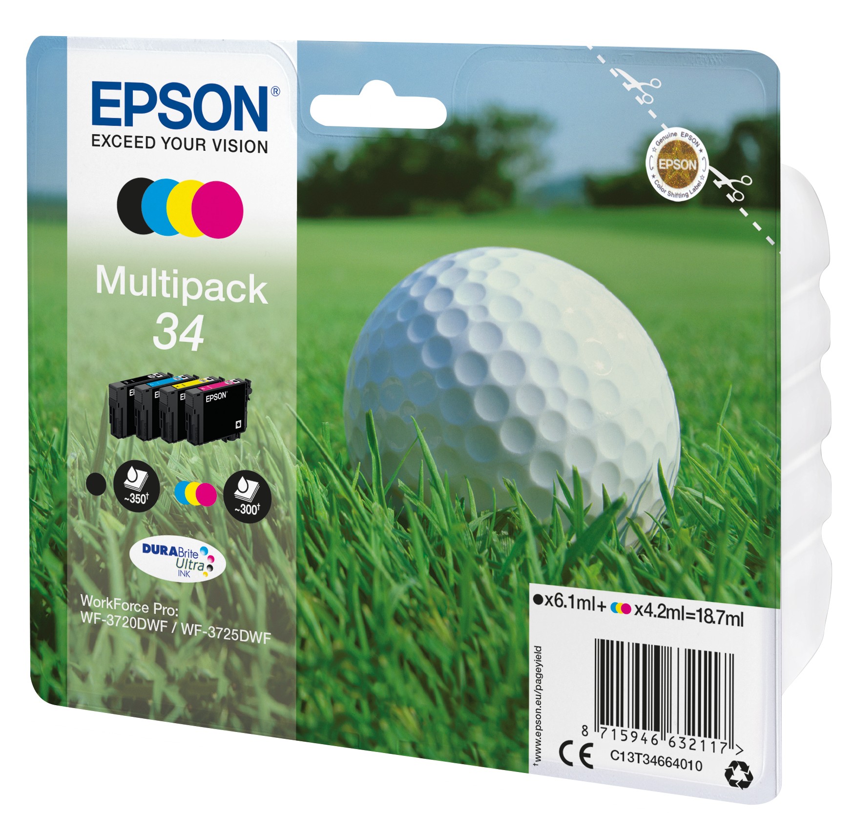Epson - C13t34664010-nero, Ciano, Magenta, Giallo