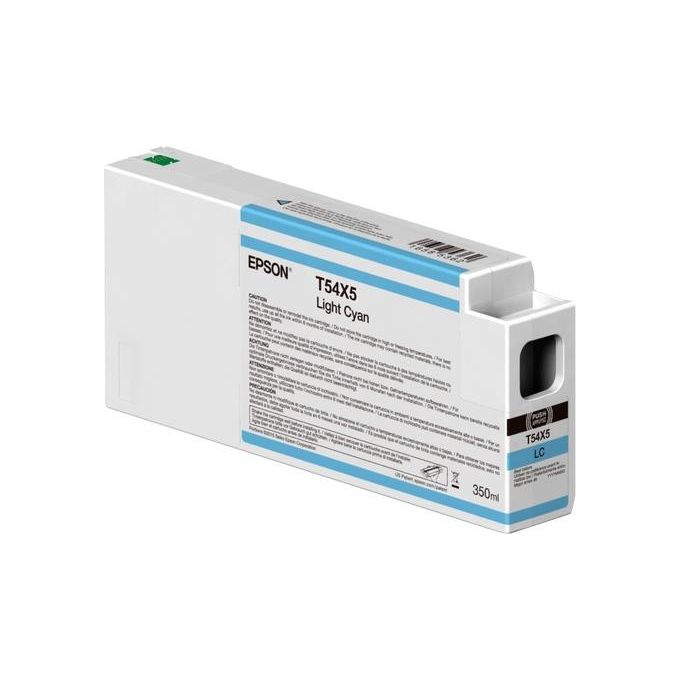 Epson C13T54X500 Cartuccia d'inchiostro Originale Light Cyan 350 ml compatibile con plotter SC-P6000 SC-P7000 SC-P8000 SC-P9000 colore Ciano Chiaro Epson C13T54X500 Cartuccia d'inchiostro Originale Light Cyan 350 ml compatibile con plotter SC-P6000 SC-P7000 SC-P8000 SC-P9000 colore Ciano Chiaro