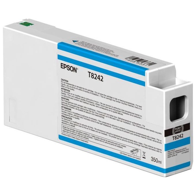Epson C13T54X700 Cartuccia d'inchiostro Originale 350 ml per Serie SureColor SC-P6000-7000-8000-9000 colore Nero light