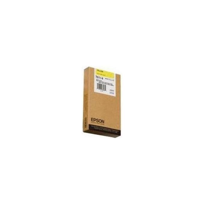 Epson C13T611400 Tanica Inchiostro Giallo Originale 110 ml per Stylus Pro 7400 7450 9400 9450 colore Giallo