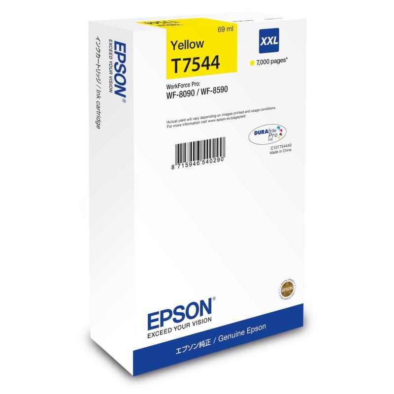 Epson c13t75444n cartuccia d`inchiostro 1 pz originale resa extra elevata (super) giallo