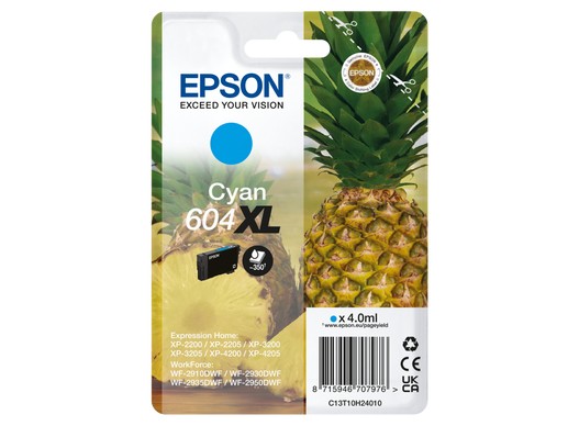 Epson Cart. Ink Ciano Ananas 604Xl Epson Cart. Ink Ciano Ananas 604Xl