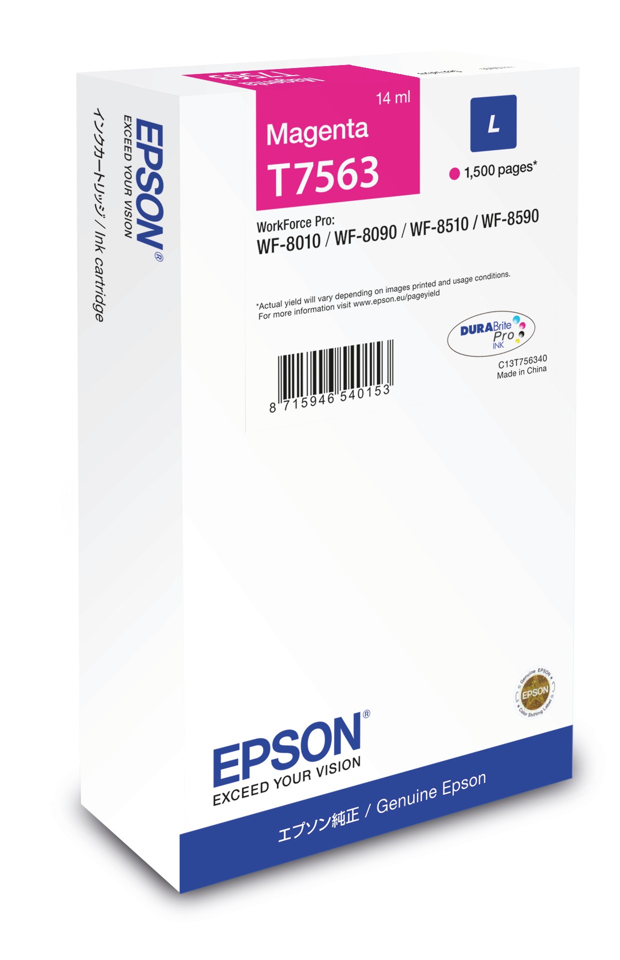 Epson Cart. Ink Magenta L Per Wf-80Xx Wf-85Xx