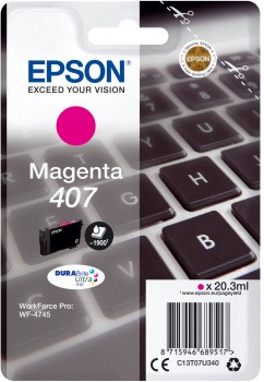 Epson Cart. Ink Magenta Per Wf-4545 407 L