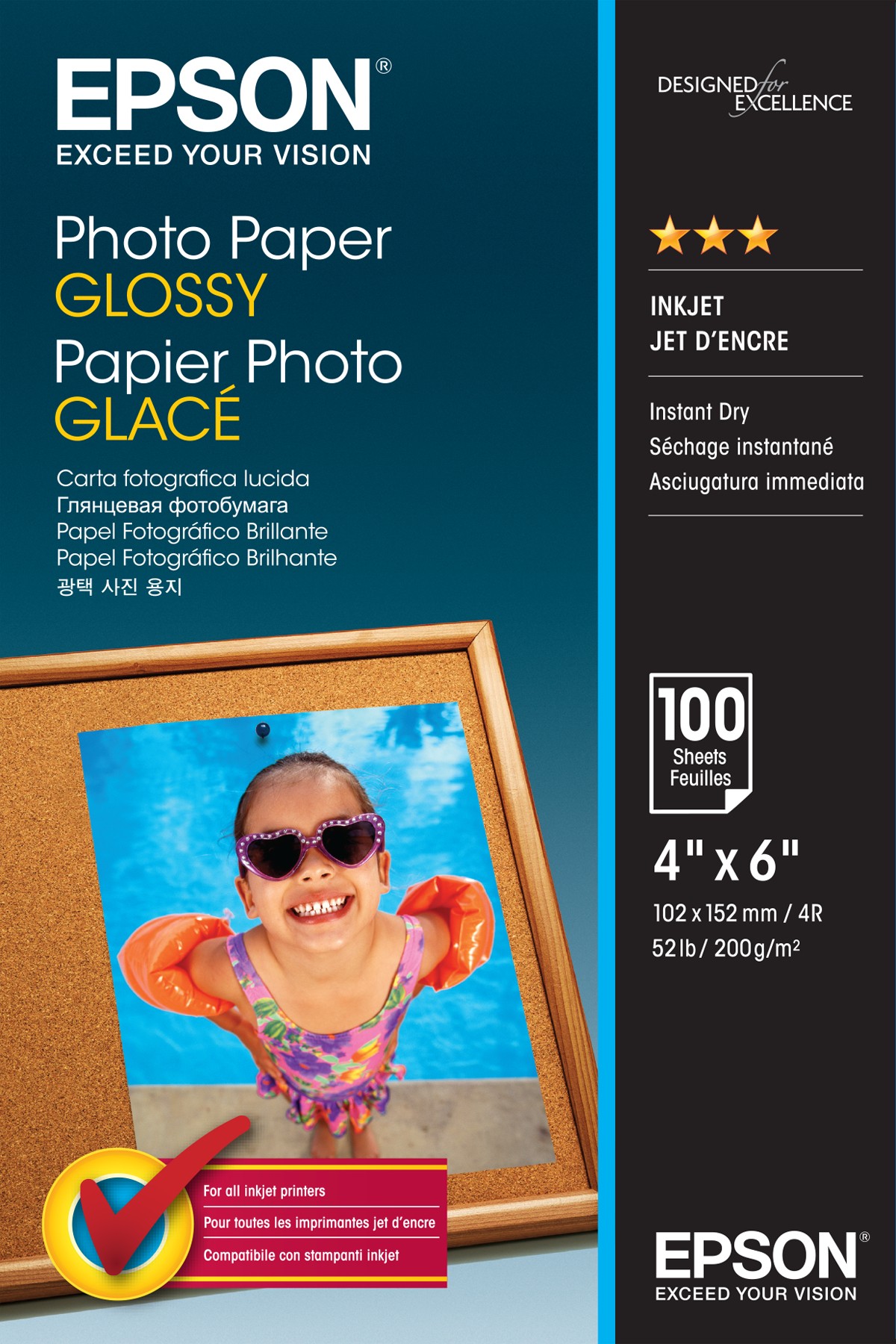 Epson - Carta Fotografica Lucida "good" 10x15