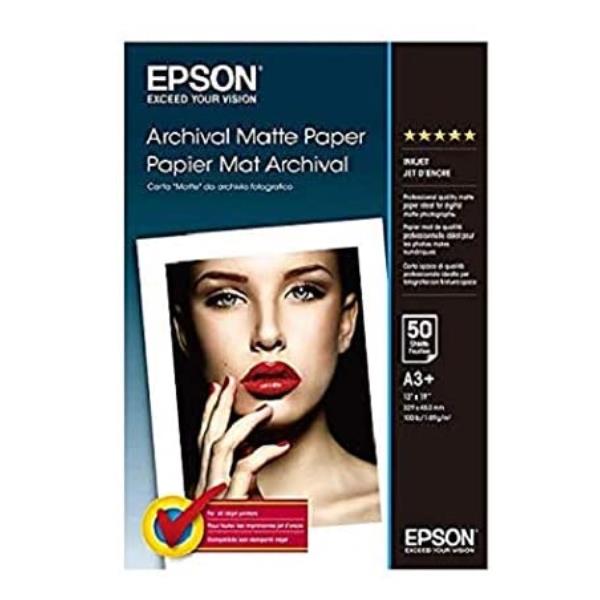 Epson Carta Matte Da Archivio Fotografico Formato A3 (50 Fogli) C13S041340 Epson Carta Matte Da Archivio Fotografico Formato A3 (50 Fogli) C13S041340