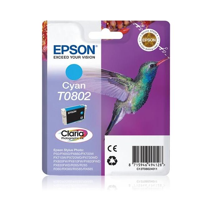 Epson - Cartuccia Inchiostro Ciano C13t08024021