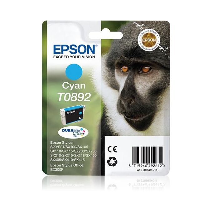 Epson - Cartuccia Inchiostro Ciano C13t08924021-ciano